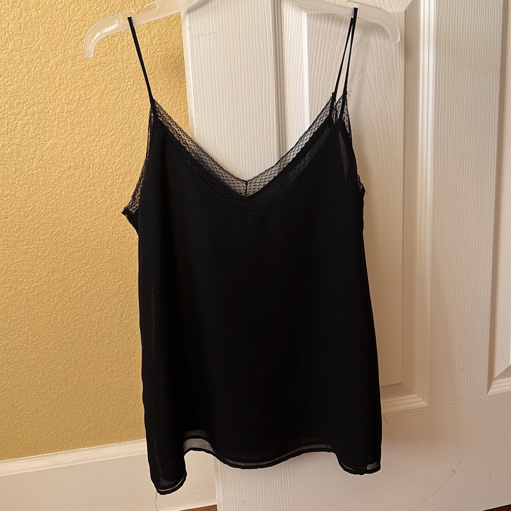 Zara Black Lace Tank Top